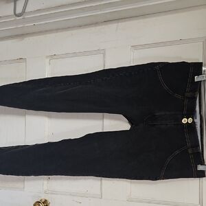 Vansydical Compression Leggings Womens S Medium Black Stretch Pull On Black
